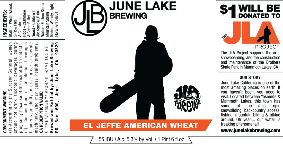 El Jeffe American Wheat Label